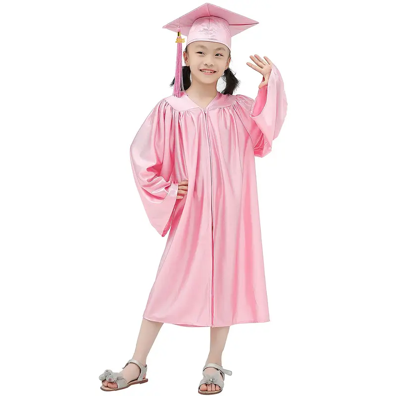 GraduationMall Shiny Kindergarten & Preschool Graduation Gown Cap Set with 2025 Tassel Class of 2025 graduation gifts