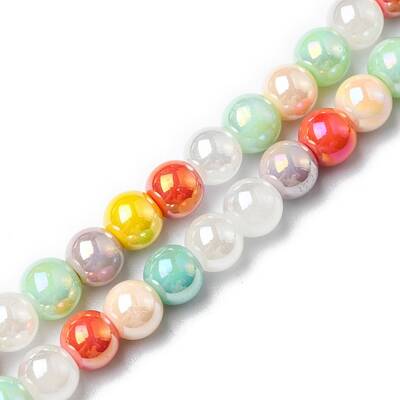 Electroplate Glass Beads Strands