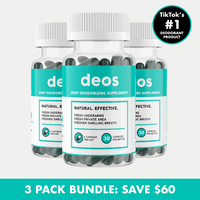 Full Body Deodorant Supplement | DEOS Internal Deodorant Full Body | Multi Pack