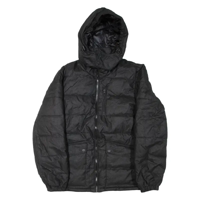 NAUTICA Mens Jacket Black Hooded 2XL