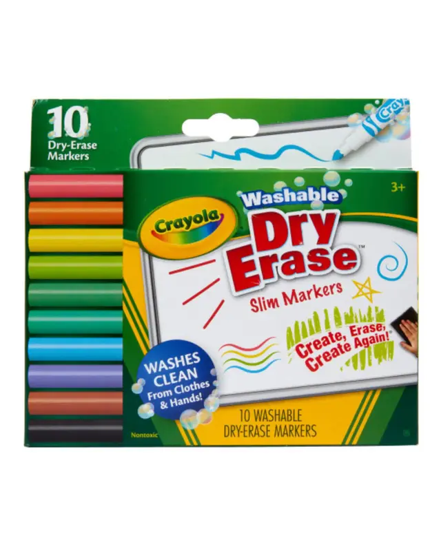 Crayola Washable Dry-Erase Markers (10 pack)