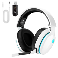 【BACK TO SCHOOL】2.4GHz Wireless Gaming Headset for PS5, PS4, PC, Nintendo Switch, Detachable microphone, Captain 300, Blu...