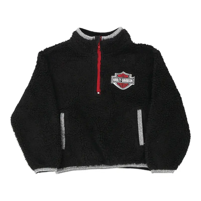 Age 2 Harley Davidson Fleece - XS Black Polyester