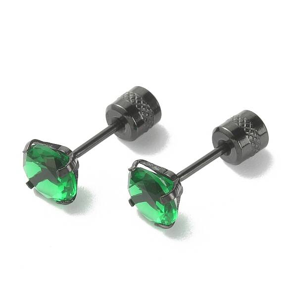 Cubic Zirconia Diamond Stud Earrings