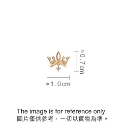 18K Rose Gold Single Earring