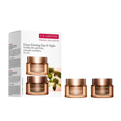 Clarins Extra firming day and night skincare gift set