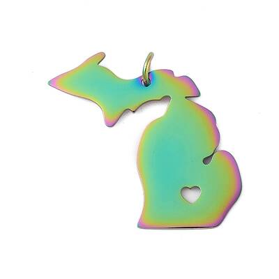 Ion Plating(IP) 304 Stainless Steel Pendants