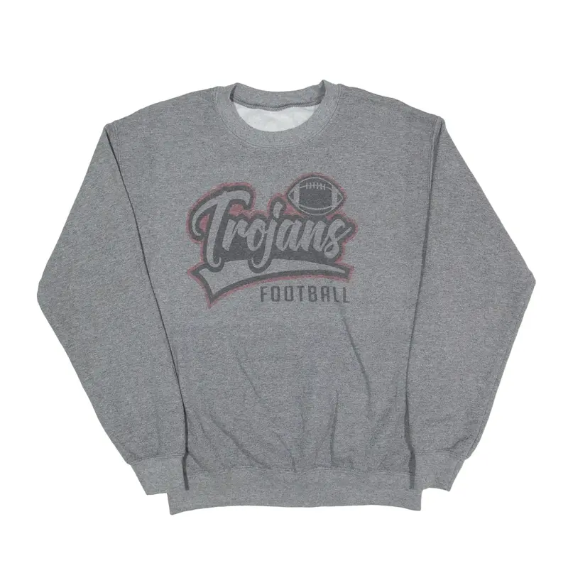 TROJANS FOOTBALL USA Sweatshirt Grey Mens S
