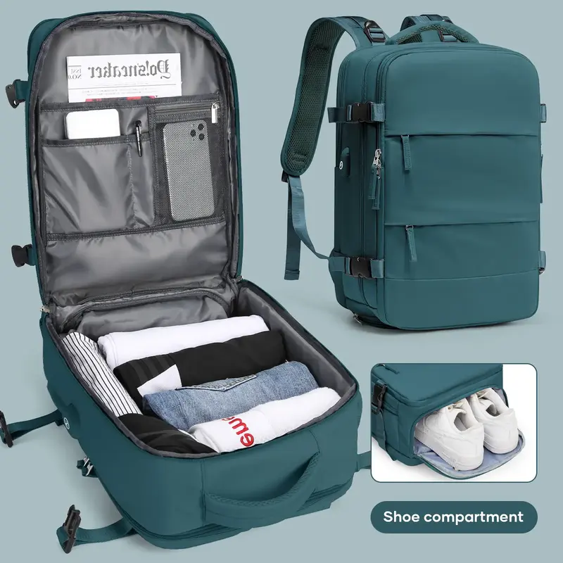 Coowoz 2024 Travel Backpack for Men Women, Luggage Laptop Backpack for Airplane Travel, Personal item Carry On Airback Backpa...