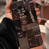 Lip Pattern Phone Case, Anti-drop Cellphone Protective Case, Total Protective Shockproof Mobile Phone Cover for iPhone, Prote...