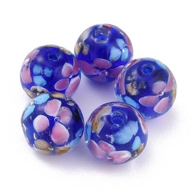Round Lampwork Beads