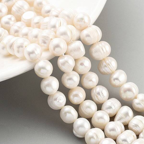 Natural Cultured Freshwater Pearl Beads Strands
