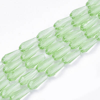 Transparent Glass Beads Strands