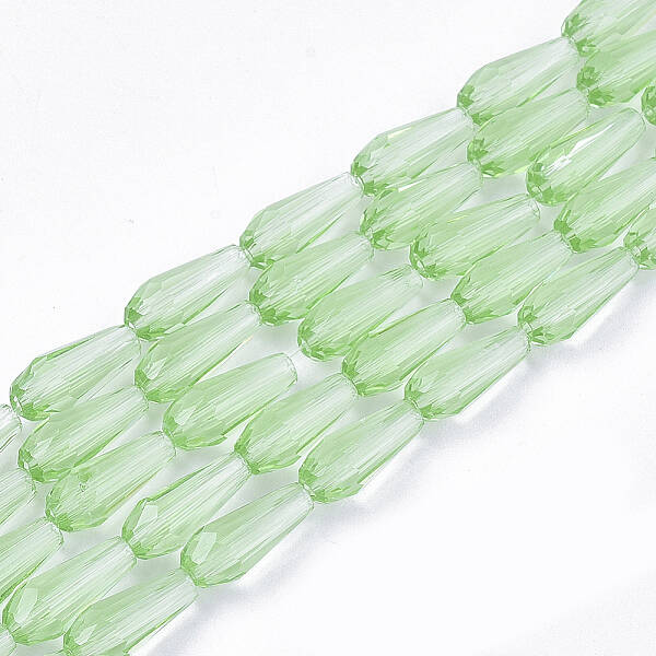 Transparent Glass Beads Strands