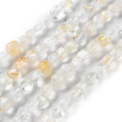 Natural Topaz Crystal Beads Strands