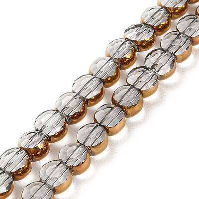 Electroplate Glass Beads Strands