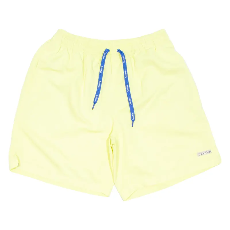 CALVIN KLEIN Mesh Lining Mens Swimming Shorts Yellow XL W28