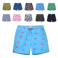Men's Quick Dry Swim Trunks Beach Shorts with Mesh Lining & Pockets | Printed Casual Summer Athletic Bathing Suits for Vacati...