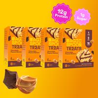 16 Magic Spoon Protein Cereal Treats (4 Boxes) - Chocolate Peanut Butter Flavor - Snack