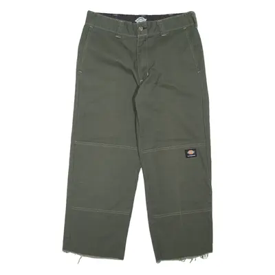 DICKIES Skateboarding Mens Trousers Green Regular Straight W30 L24