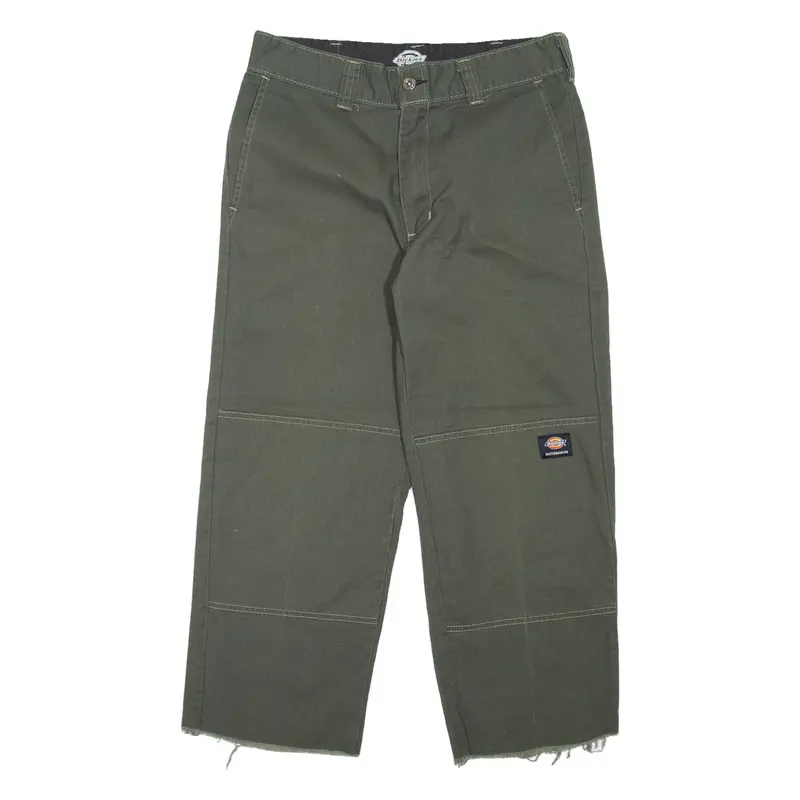DICKIES Skateboarding Mens Trousers Green Regular Straight W30 L24