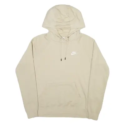 NIKE Womens Beige Hoodie M
