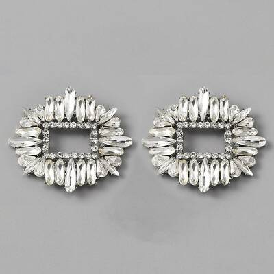Alloy Crystal Rhinestone Shoe Decoration