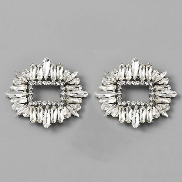 Alloy Crystal Rhinestone Shoe Decoration