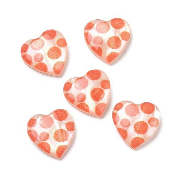 Printed Opaque Resin Cabochons