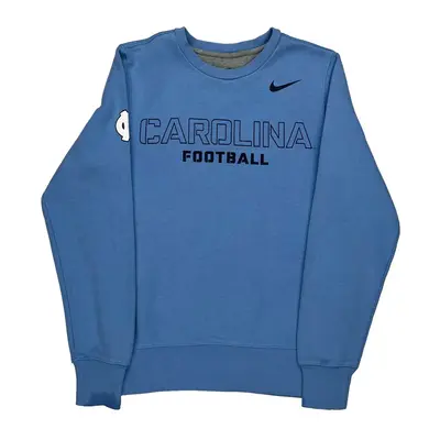 Carolina Football Nike Graphic Sweatshirt - Small Blue Cotton Blend