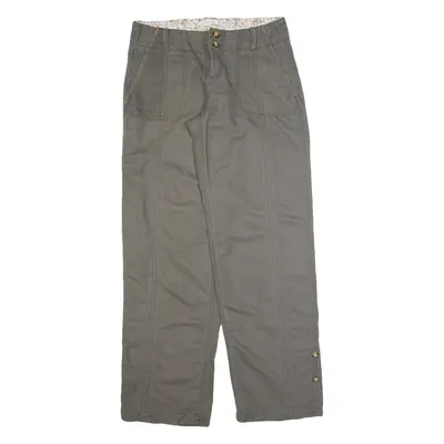 WHITE STUFF Womens Trousers Grey Regular Straight W34 L32