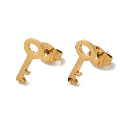 PVD Vacuum Plating 304 Stainless Steel Stud Earrings