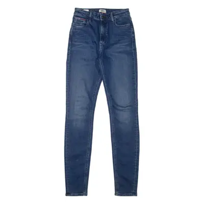 TOMMY HILFIGER Santana High Rise Womens Jeans Blue Slim Skinny Denim Stone Wash W23 L32