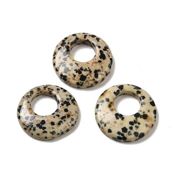 Natural Dalmatian Jasper Pendants