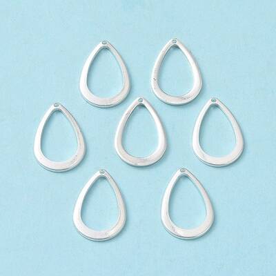 304 Stainless Steel Open Pendants