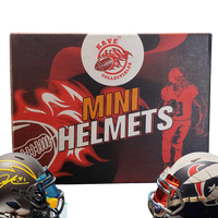 1st 16 Teams Live Stream Breaks - (1) Signed Football Memorabilia Mini Lid Break - Kave Collectibles