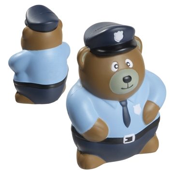100 Custom Police Bear - Stress Reliever - Polyurethane