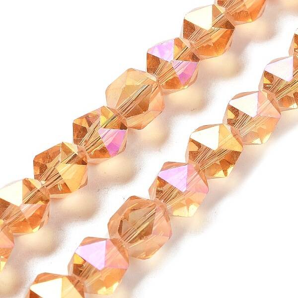 Electroplate Glass Beads Strands