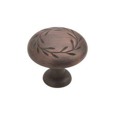Amerock Natures Splendor Cabinet Knob 1-5/16 (33 Mm) Diameter In, Oil Rubbed Bronze