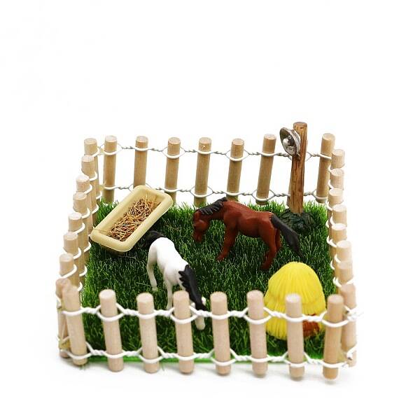 Plastic Mini Horse Stables