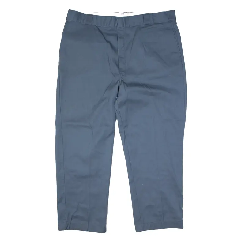 DICKIES Workwear Trousers Blue Regular Straight Mens W42 L27
