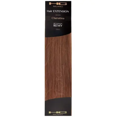 Hc milano extensions keratin remy 50/55 cm col.33 copper blonde 7.4