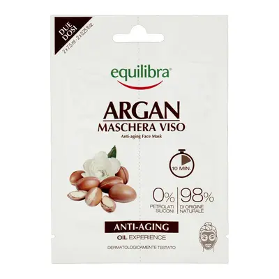 Equilibra Argan Anti-Age Face Mask 2 X 7.5 Ml