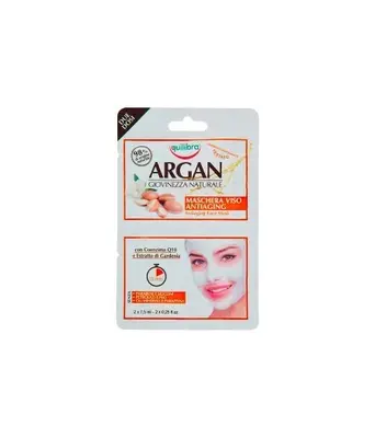 Equilibra Argan Antiaging Face Mask 2 X 7.5 Ml