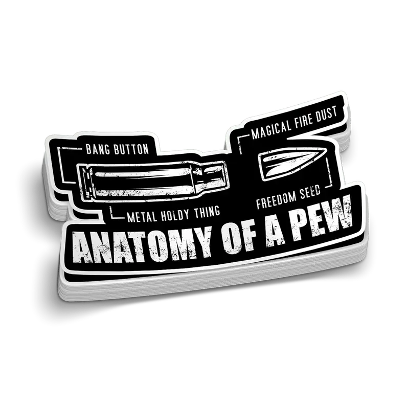 Anatomy Of A Pew Decal
