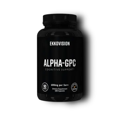 EKKO Alpha GPC Capsules | Cognitive Support | 3rd Party Tested