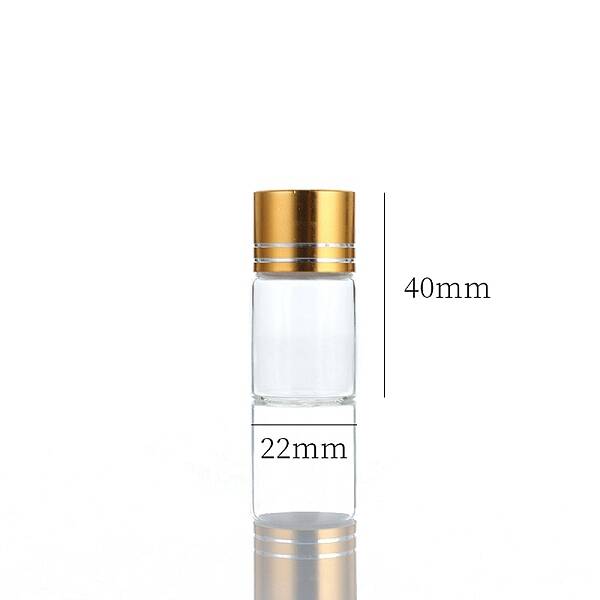 Clear Glass Bottles Bead Containers