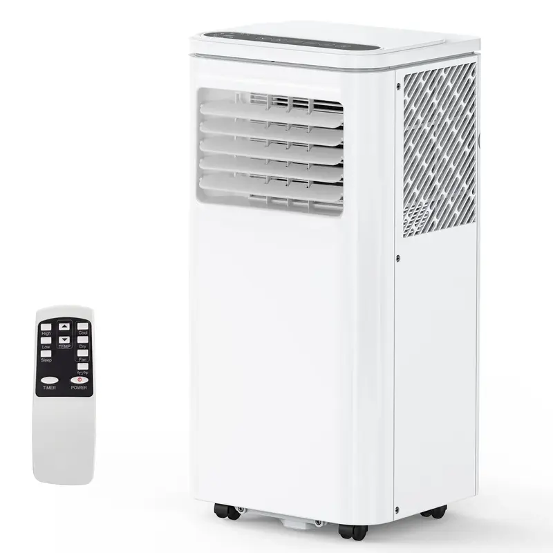Garvee 8,000 BTU Portable Air Conditioner with Cooling and Dehumidification – Ideal for 350 Sq. Ft., Remote Control for Con...