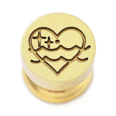 Constellation Golden Tone Wax Seal Brass Stamp Heads