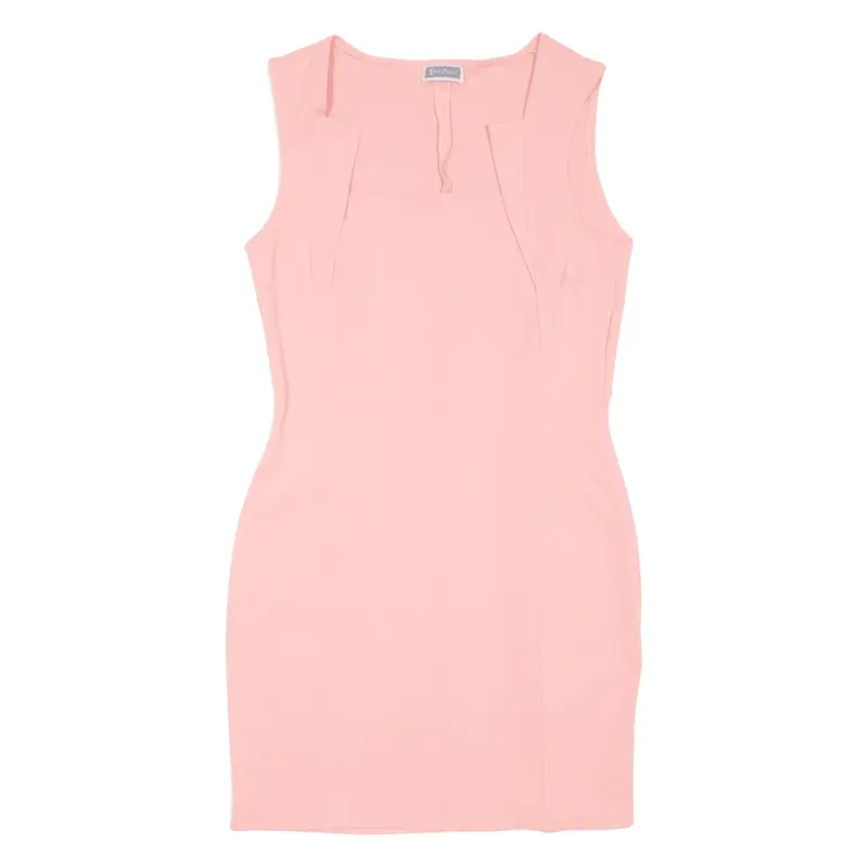 RED CHILLI Pencil Dress Pink Sleeveless Short Womens UK 10